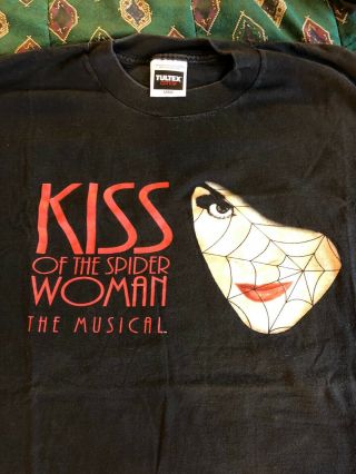 Vintage Kiss Of The Spider Woman The Musical T - Shirt Size Large