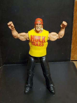 Hulk Hogan Hollywood Wrestling Action Figure Rules 2011 Wwe Mattel Loose