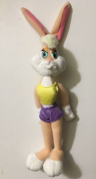 Space Jam Looney Tunes Lola Bunny Vtg 1996 Warner Bros Stuffed Plush Toy
