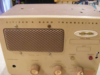 Heathkit Citizens Band Transceiver Model Cb - 1 Vintage Cb Radio