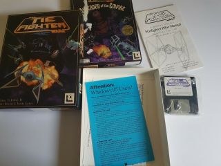 Star Wars The Fighter Lucas Arts Video Game Pc Ibm Disk 1994