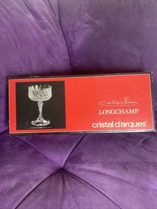 Set O 4 Vintage Cristal D 