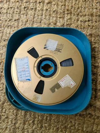 Vintage Scotch 2 Inch Video Tape 2” Reel.  Label Says Saturday Night 22 Promos