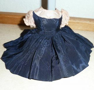 Vintage Tagged Madame Alexander Cissette Doll Dress 912 Blue & Pink 1957