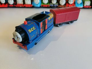 Thomas And Friends Motorised Trackmaster Timothy With Boxcar