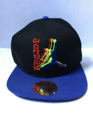 Michael Jordan Mitchell And Ness Snapback Vintage Hat Adjustable Mj Jumpman