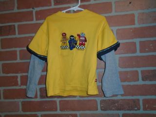 Lego Racing Vintage 1980s Boys Size 4t Heavy Longsleeve Tshirt