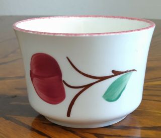 Vintage Blue Ridge Pottery Custard Cup Cherry
