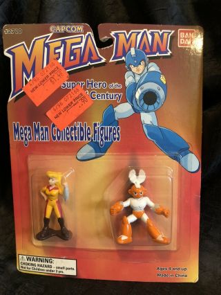 Mega Man Hero Of The 21st Century Roll & Cutman Collectible Figures Capcom