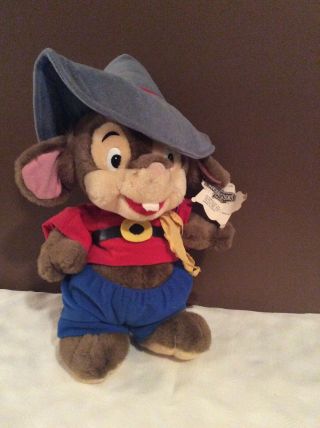 An American Tail Fievel Goes West Plush 1991 Applause Tush/hang Tags Rare 13 "