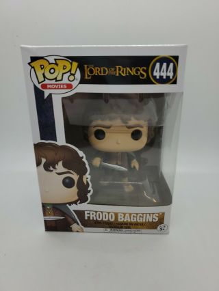 Funko Pop Movies: Frodo Baggin The Lord Of The Rings 444 Vinyl Figure