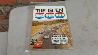 Vintage 2nd Annual Watkins Glen 500 Grand Prix 1965 Sports Car Road Race Program