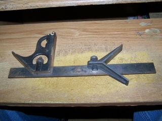 Vintage Craftsman 12 Inch Combination Square With Angle Square