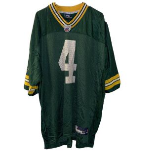 Vintage Nfl Green Bay Packers Brett Favre 4 Reebok Home Jersey Adult 3xl