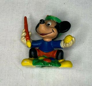 Vintage 1985 Walt Disney Mickey Mouse Bully Pvc Figure Germany