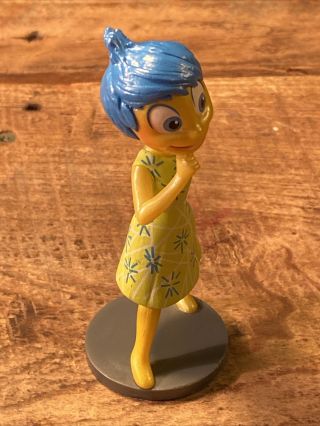 Disney Pixar Inside Out Joy Cake Topper PVC Figure Toy 3.  5 