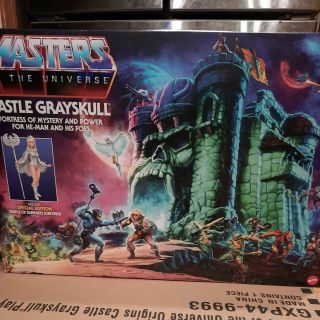 Motu Castle Grayskull Playset He - Man Master Of The Universe Wwe Mattel