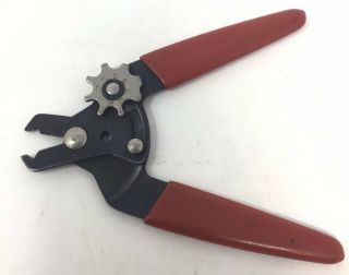 Vintage Wal Adjustable Wire Strippers Electrician Tool 595 - Gc - 760