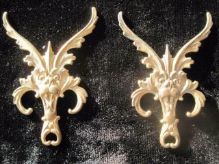 Victorian Dryad Beast Vintage Brass Findings Stampings 2.  5 "