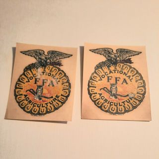 Vintage Ffa Future Farmers Decals Water Transfer Stickers,  Old
