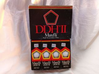 Collectible Vintage Box Of 12 Dunlop Maxfli Ddh Ii White Golf Balls Nos Sh