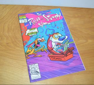 Vintage Marvel The Ren & Stimpy Show 1 Comic Book 1992 Vf Retro