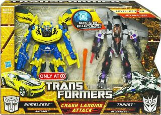 2010 Transformers Hftd _ Crash Landing Attack _ Target Exclusive _ (mib)