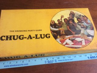 Vintage Drinking Game “chug - A - Lug 1974 Reiss Board Games