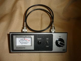 Vintage Micronta Field Strength & Swr Tester Black Silver 21 - 525a