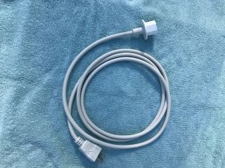 Vintage Apple Imac Power Cord Cable Grey Color Volex