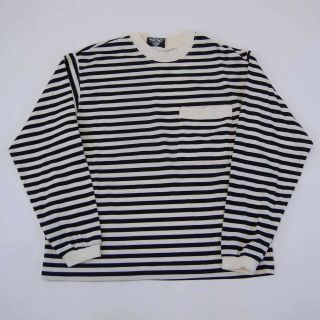Vintage 1990’s Striped Longsleeve Pocket T Shirt Fashion Force Size S