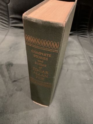 Complete Stories And Poems Of Edgar Allan Poe 1966 Hardcover Antique/vintage
