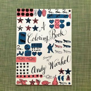 Vintage A Coloring Book Drawings By Andy Warhol,  1990 1st Edition