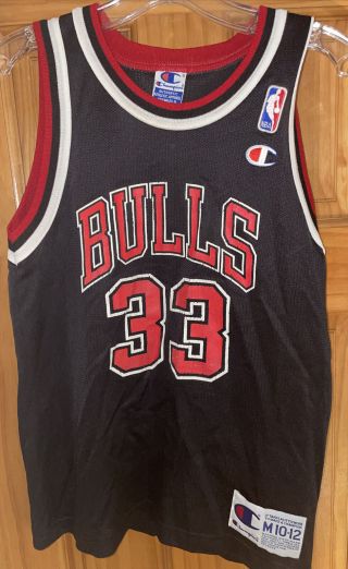 Nba Vintage Scottie Pippen Chicago Bulls Jersey [champion Size: Youth M (10 - 12) ]