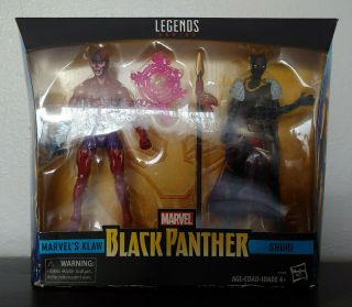 Klaw & Shuri Hasbro Marvel Legends 6 " Action Figure Mib Black Panther