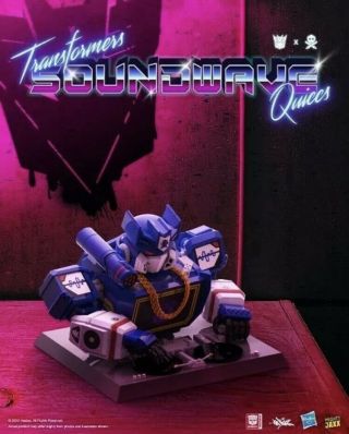 Transformers Mighty Jaxx X Quiccs Soundwave Figure Box Is