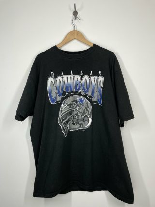 Nfl - Dallas Cowboys Football 1995 T Shirt - Chalk Line - Xxl