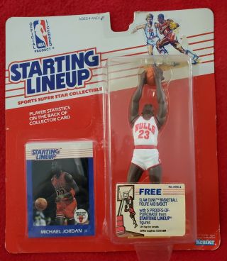 1988 Kenner Starting Lineup Michael Jordan Figure Chicago Bulls