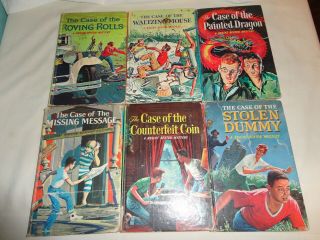 Brains Benton Mystery Complete Set Of 6 Vintage Hardcover Books 1 - 6 In Series