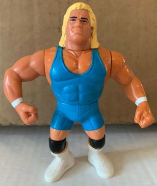 Vintage 1993 Mr.  Perfect Wrestling Action Figure Wwf Series 8 Hasbro Red Card