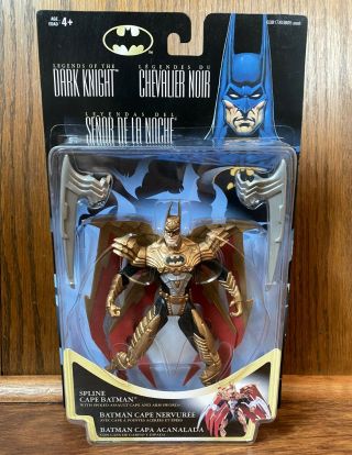 Spline Cape Batman Vintage Legends Of The Dark Knight Figure 1997 Kenner 90s