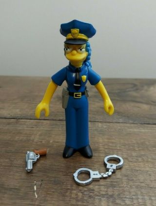 Playmates 2001 The Simpsons Wos World Of Springfield Officer Marge Figure