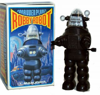 Forbidden Planet Robby The Robot Masudaya Japan Wind - Up