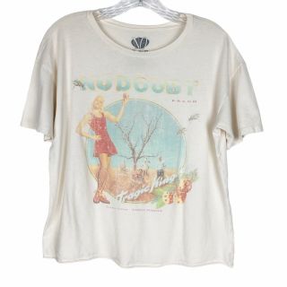 No Doubt T Shirt Womens S Tragic Kingdom 90s Band Tee Boxy Faded Vintage Style