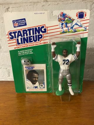 Ed Too Tall Jones 1988 Kenner Starting Lineup Dallas Cowboys Nfl Football