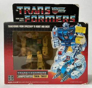 1984 G1 Transformers Twin Twist Autobot Jumpstarter Factory Hasbro Takara