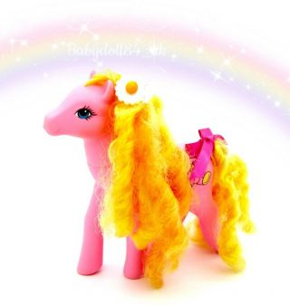 ⭐️ My Little Pony ⭐️ G1 Vintage Mo Mail Order Goldilocks W/orig Factory Curls