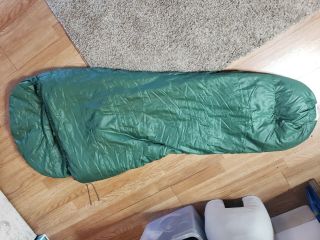 The North Face Brown Label Vintage Down 5ft Blue Mummy Sleeping Bag Kids