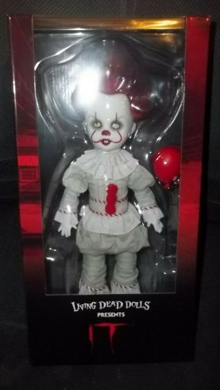 Mezco Living Dead Dolls It Pennywise The Clown Doll 2017 Version