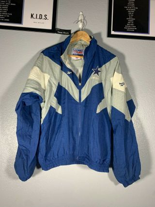 Youth Vintage Pro Line Authentic Dallas Cowboys Full Zip Jacket Vtg Children Xl